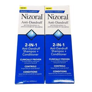 2 x Anti-Dandruff Shampoo Cleans & Controls 14 oz Exp 2027+
